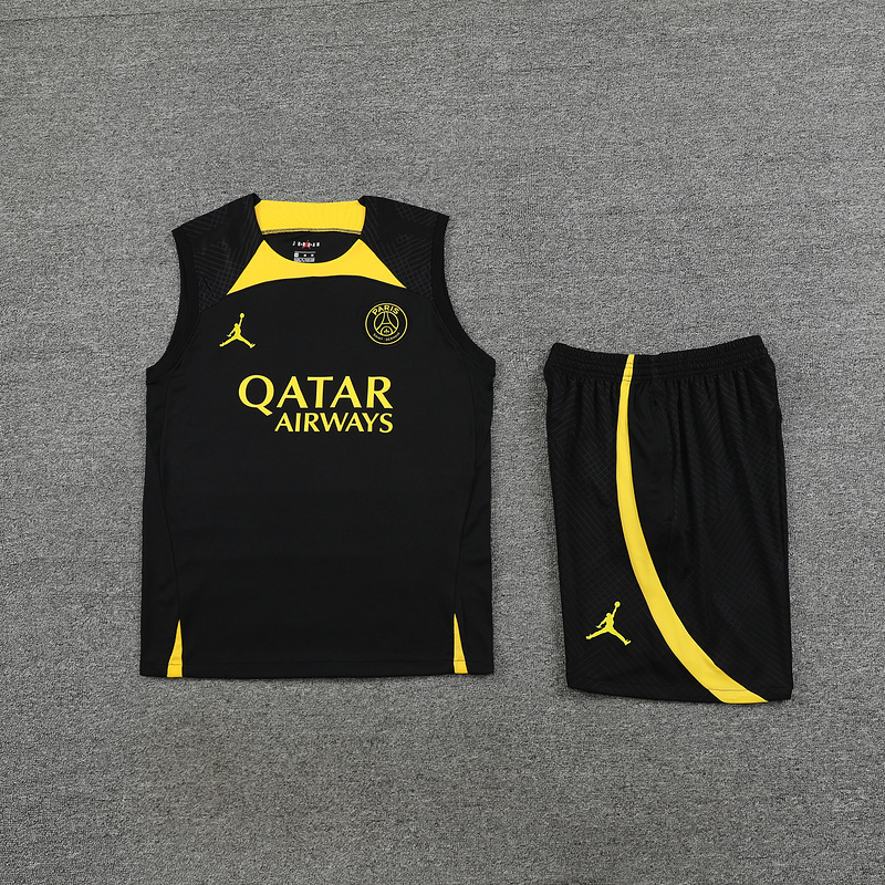 Kit Treino PSG Jordan 23 24 Regata e Bermuda por 199 frete gratis