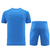 Conjunto adidas, Conjunto Climacool, Bermuda e Camisa Adidas, Camisa e Shorts Adidas Azul, Conjunto de treino adidas, conjunto oficial, conjunto adidas masculino, azul claro, Bolso de zíper, Listras, Esporte, Estilo, Conforto, Tecnologia, Qualidade, Trein