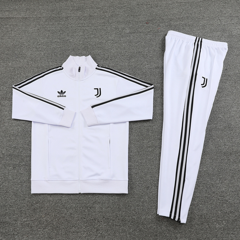 Conjunto Juventus Adidas 2024 Agasalho e Calca Branco