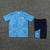 Kit-de-Treino-time-futebol-Manchester-City-Puma-2023/24-Bermuda-Azul-Marinho-Camisa-Azul-Claro-conjunto-masculino-shorts-blusa-oficial-original