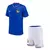 Conjunto Infantil França Nike I 2024/25 Camisa Azul e Shorts Branco