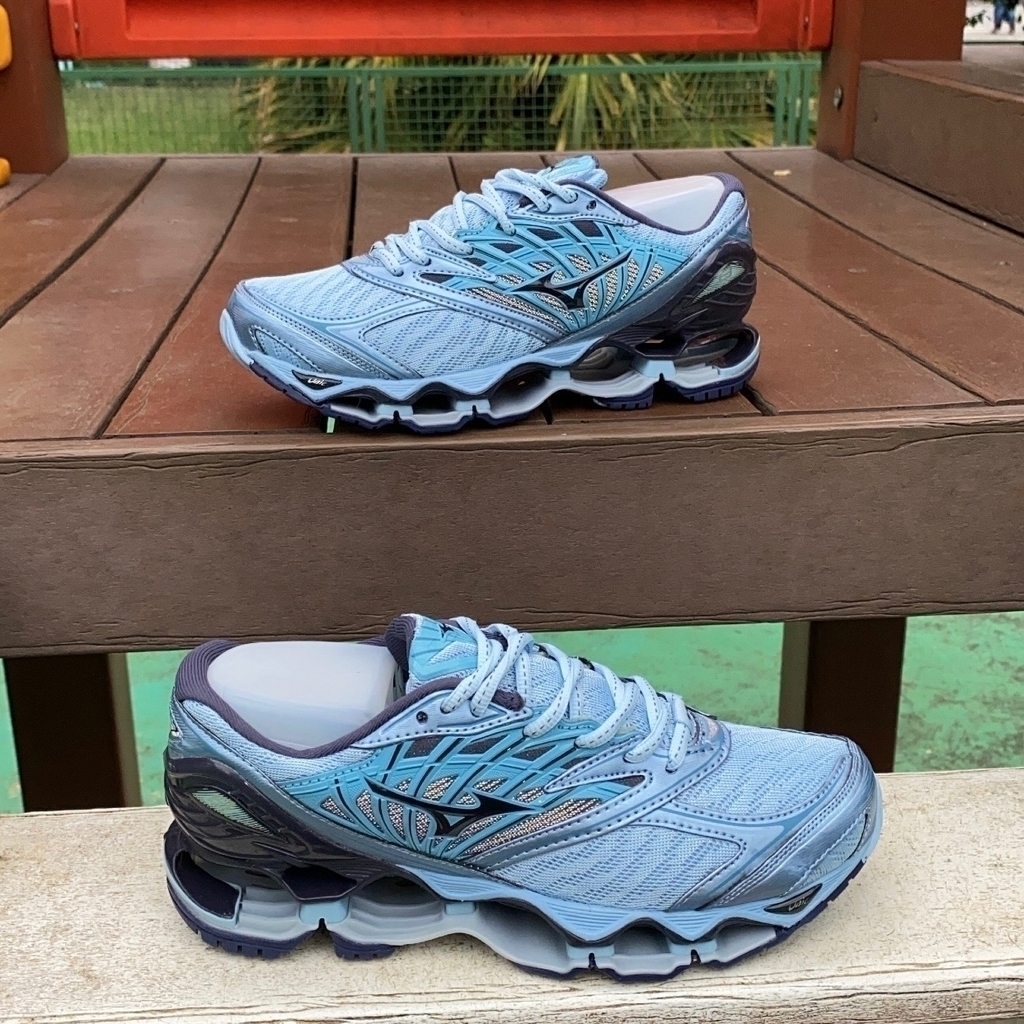 Tenis Mizuno Prophecy 8 Azul Bebe Pronta Entrega