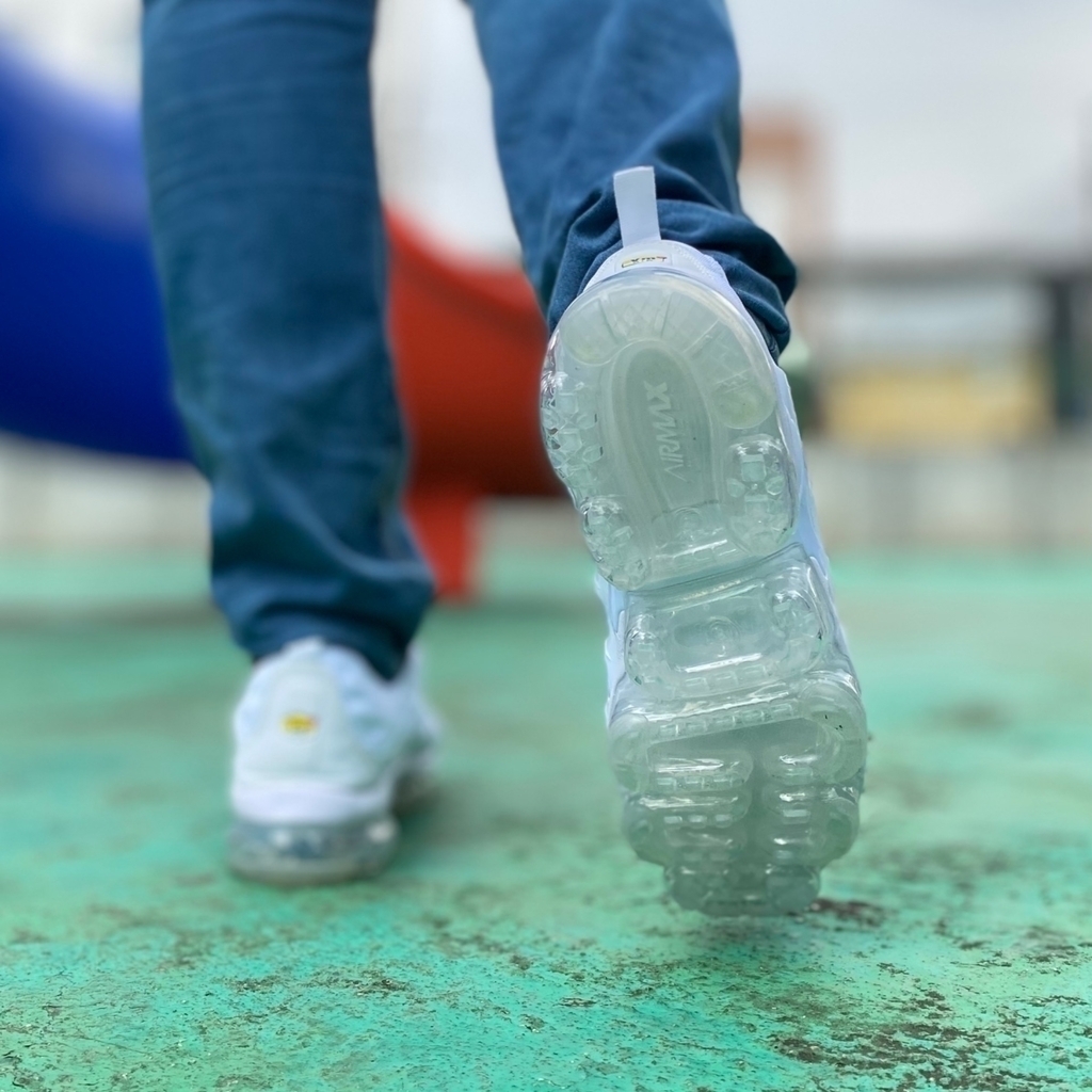 Nike vapormax branco e azul discount