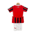 Conjunto Infantil Milan Home 24/25 Puma Vermelho e Preto - loja online