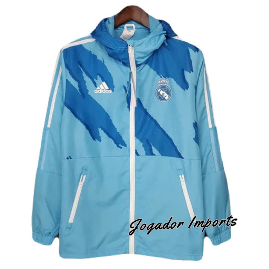 Jaqueta Corta Vento Real Madrid Adidas por 259 com frete gratis