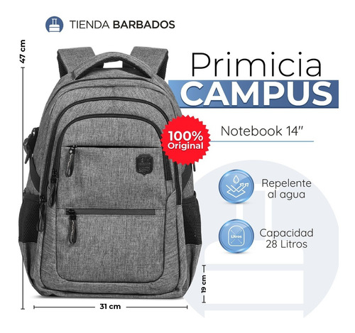 Mochila primicia campus sale