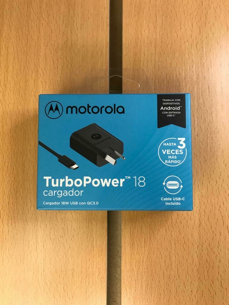 Cargador Turbopower 18w Qc 3.0 Motorola TIPO C