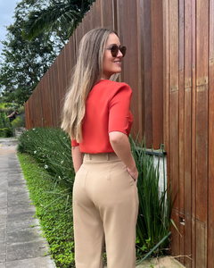 Calça Cenoura - Cores Neutras - loja online