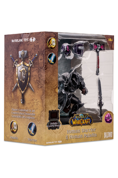 Figura de World Of Warcraft - Human Warrior & Human Paladin (Epic) - Mcfarlane Toys - Unytoys