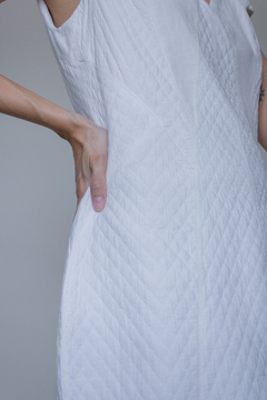 VESTIDO OFF WHITE ANIMALE (M) - loja online