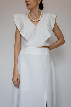 SAIA MIDI OFF WHITE (M) - loja online