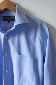 CAMISA SOCIAL AZUL (M) - loja online