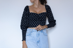 TOP CROPPED BOLINHAS (PP) - loja online