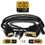 Cabo Conversor Hdmi Macho Para Vga Macho 1.80 Metros Banhado - comprar online