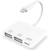 Adaptador Lightning Usb 3.0 Câmera iPhone iPad Otg 2 Usb