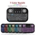 Mini Teclado Controle Sem Fio Led Para Tv Box Smart Tv Pc - comprar online