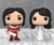 Pop White Stripes Vinyl Figure 2 Pack