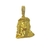 Pingente Rosto de Cristo Cravejado - Banho Ouro 18k