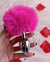 Plug Pompom Rosa Tamanho Pink M - comprar online