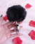 Plug Pompom Preto Tamanho M - comprar online