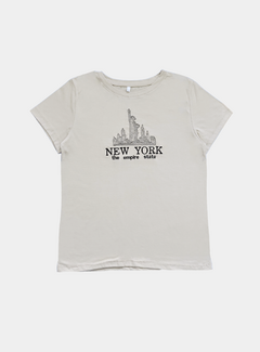 Remera Empire Nueva York - Mod Blanc