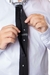 camisa de manga longa com gravata - loja online