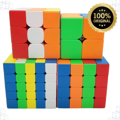 Box Cubo Mágico Original 2x2 + 3x3 Triangular Profissional Multi Cor  Qualidade Magic Cube Infantil Resistente Rapido - Mundo Do Comercio - Cubo  Mágico - Magazine Luiza