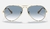 Óculos de sol Ray-Ban RB3025 Aviador Dourado/Azul Degradê