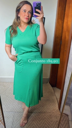 CONJUNTO DE SAIA ANARRUGA - comprar online