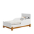 Berço Mini Cama Lotus com Frisos - Branco Fosco - comprar online