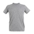 Camiseta poliéster cinza mescla estampa colorida - comprar online