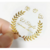Adesivo redondo bopp Transparente rolo estampa dourada - comprar online