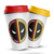 Copo Eco Com Tampa Bucks Deadpool e Wolverine 600ml