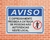 Placa Aviso Proibida a entrada de pessoas não autorizadas (AV34) - comprar online