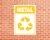 Placa Coleta Seletiva Metal (CS06) na internet