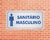 Placa Sanitário Masculino (Cod: EC01) - comprar online