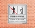 Placa Proibido portar mochila nas costas neste elevador - Lei 5.292 (COD: EL07) - comprar online