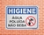 Placa Higiene Água Poluída Não Beba (Cod: HI01) - comprar online