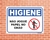Placa Higiene Não Jogue Papel no Chão (Cod: HI03) na internet