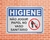Placa Higiene Não jogue papel no vaso sanitário (Cod: HI06) - comprar online