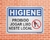 Placa Higiene Proibido jogar lixo neste local (Cod: HI07) - comprar online