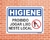 Placa Higiene Proibido jogar lixo neste local (Cod: HI07) na internet