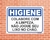 Placa Higiene Colabore com a Limpeza, Não jogue seu lixo no chão. (Cod: HI08) na internet