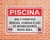 Placa Piscina Não é permitido bebidas, comidas e bronzeadores (Cod: PC02) - comprar online