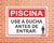 Placa Piscina Use a ducha antes de entrar (Cod: PC03) na internet