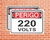 Placa Perigo 220Volts (Cod: PE220)