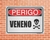 Placa Perigo Veneno (Cod: PE25) - comprar online