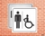 Placa Banheiro Masculino Cadeirante (Cod: PI01BMC)