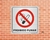 Placa Proibido Fumar P1 (COD: PI09) - comprar online