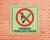 Placa Proibido Produzir Chama - P2 (Cod: PI18) na internet